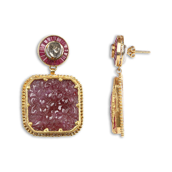 Lal Chauras Earrings
