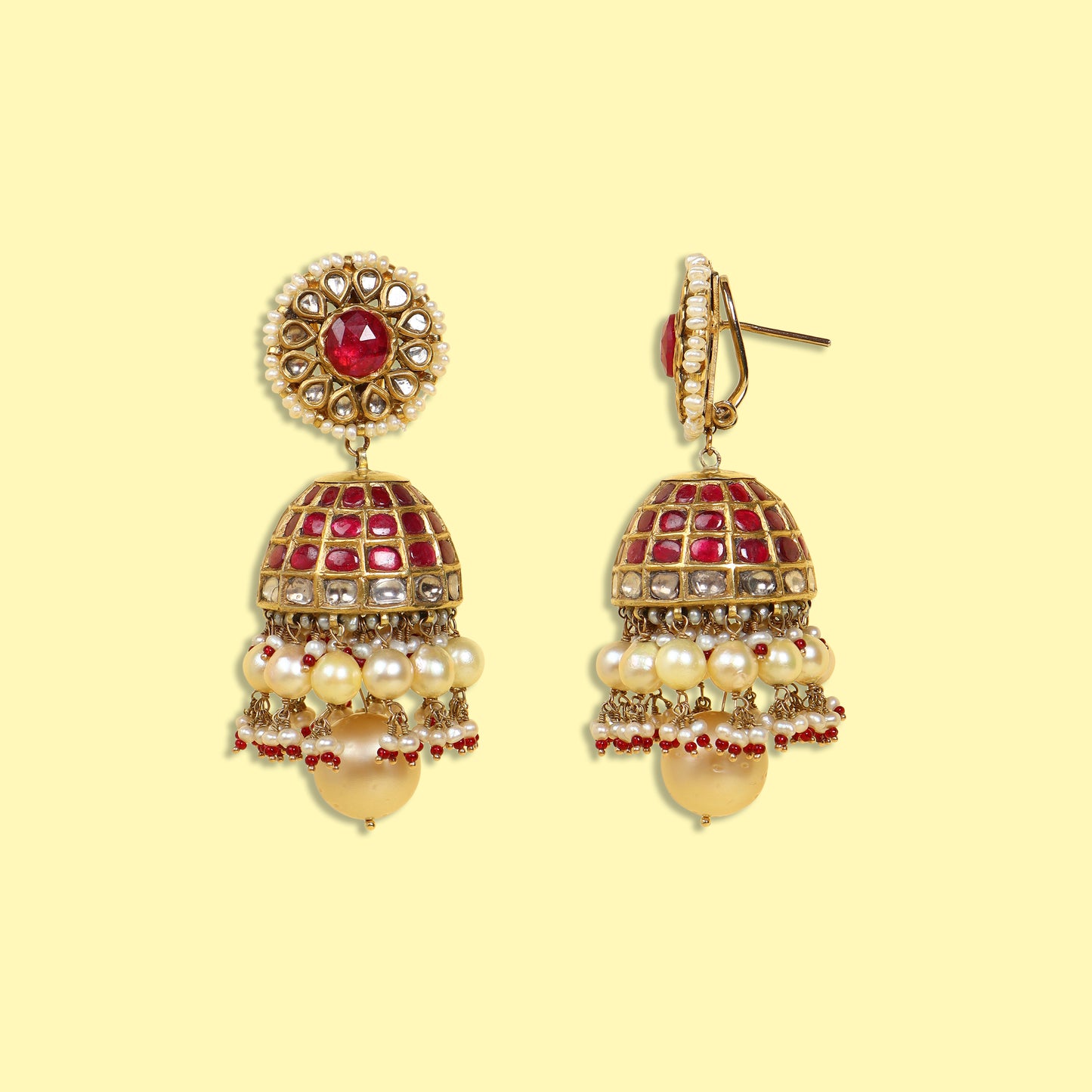 Pashmina Jhumkas