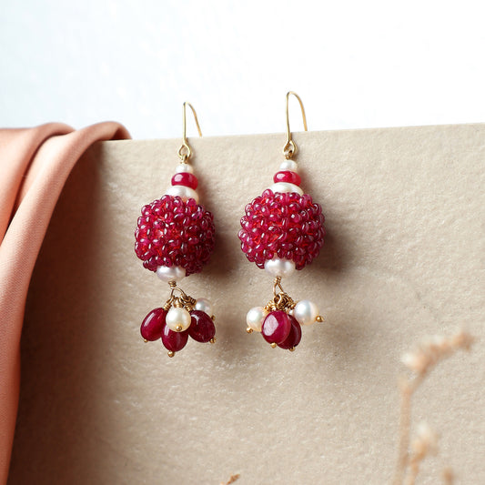 Rasberry Earrings